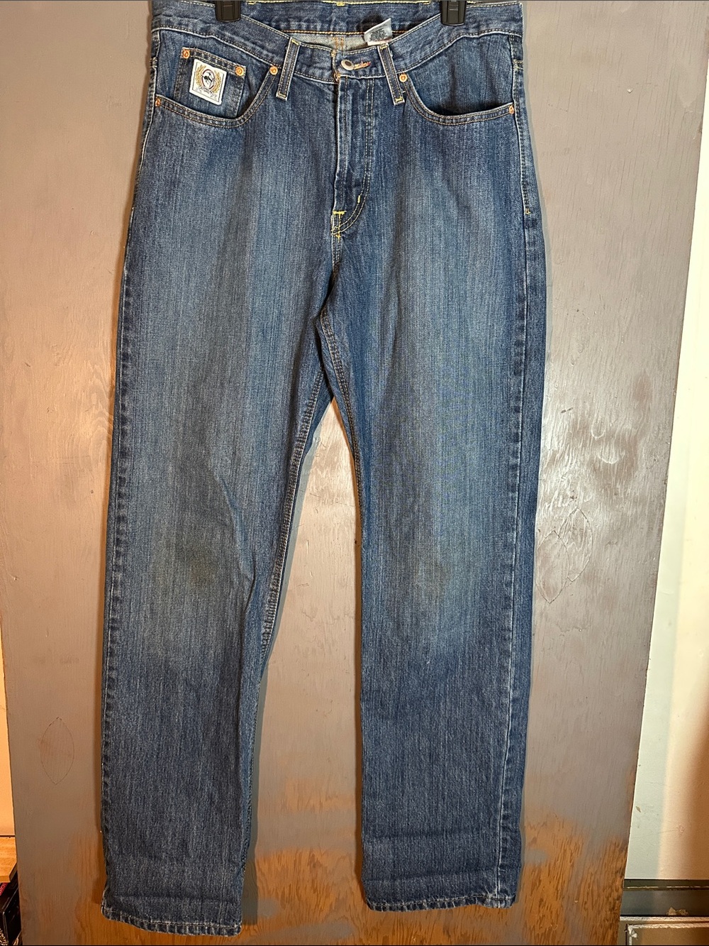 Cinch Men's Straight-Leg Blue Denim Jeans